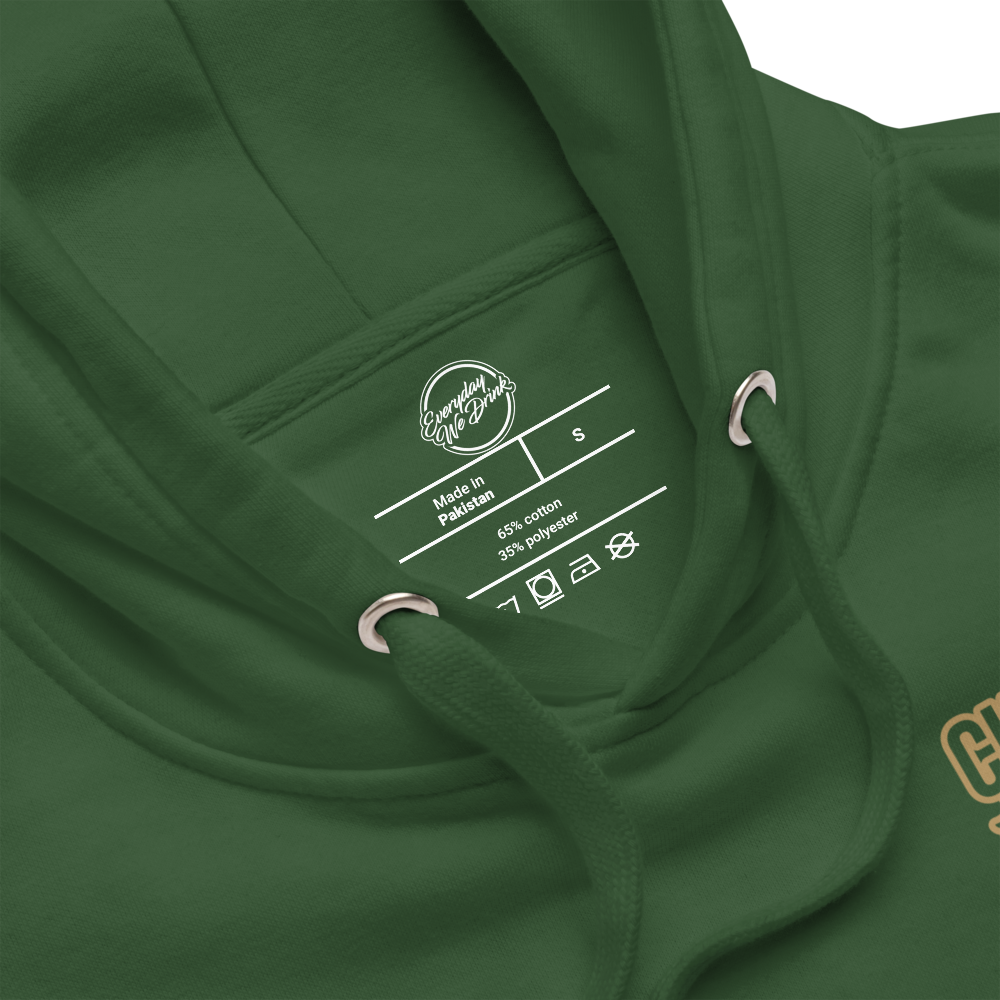 CHEERS KANPAI SALUD HOODIE | GREEN TEA