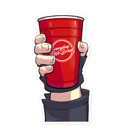 Red Cup Sticker